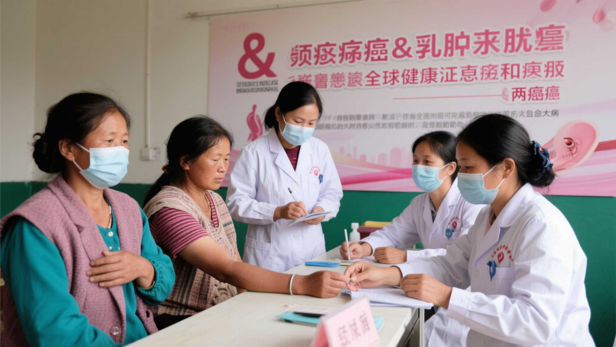 宫颈癌和乳腺癌是威胁全球女性健康的主要疾