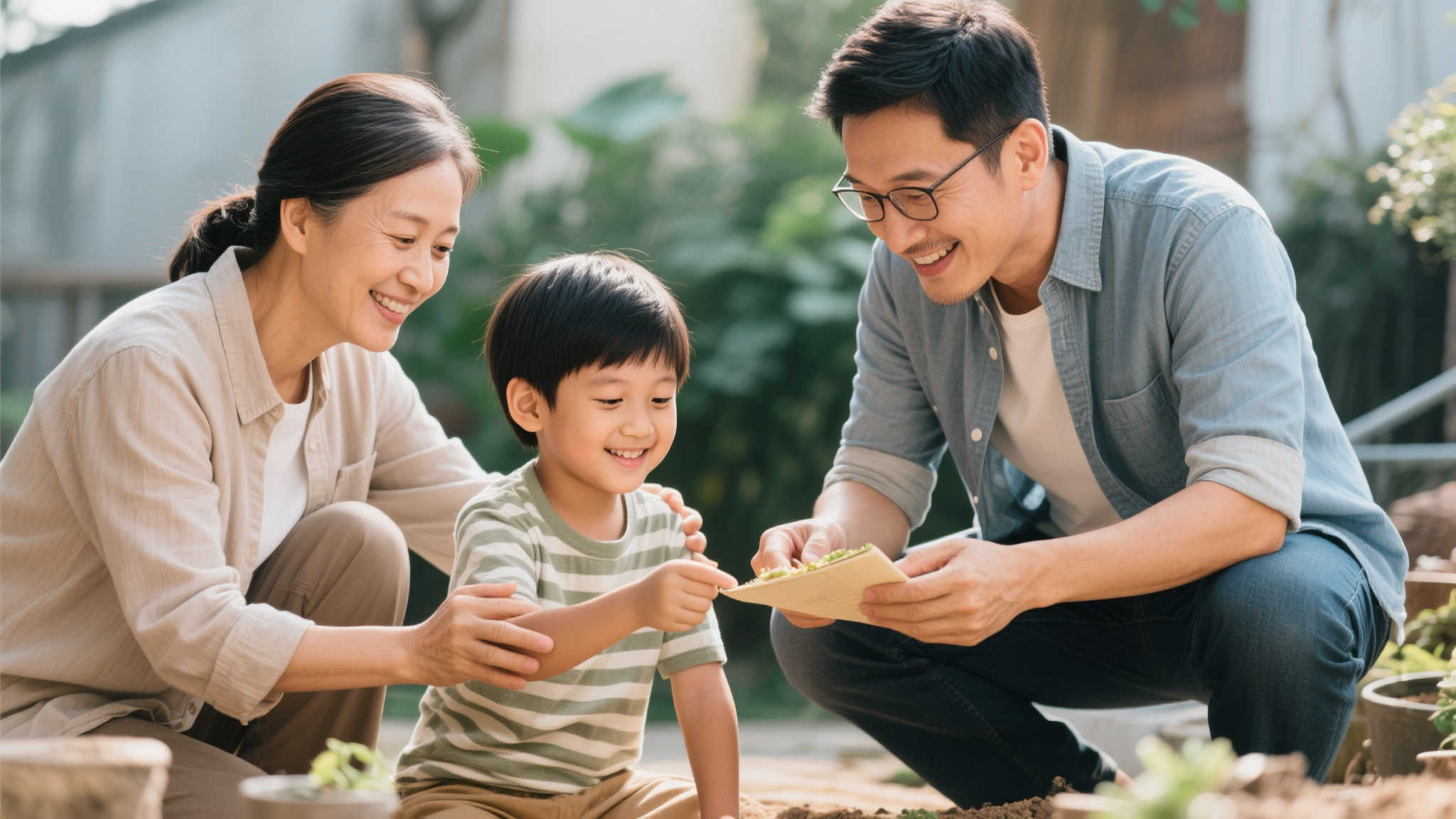 这种家庭协作的方式让人感慨万千。很多时候