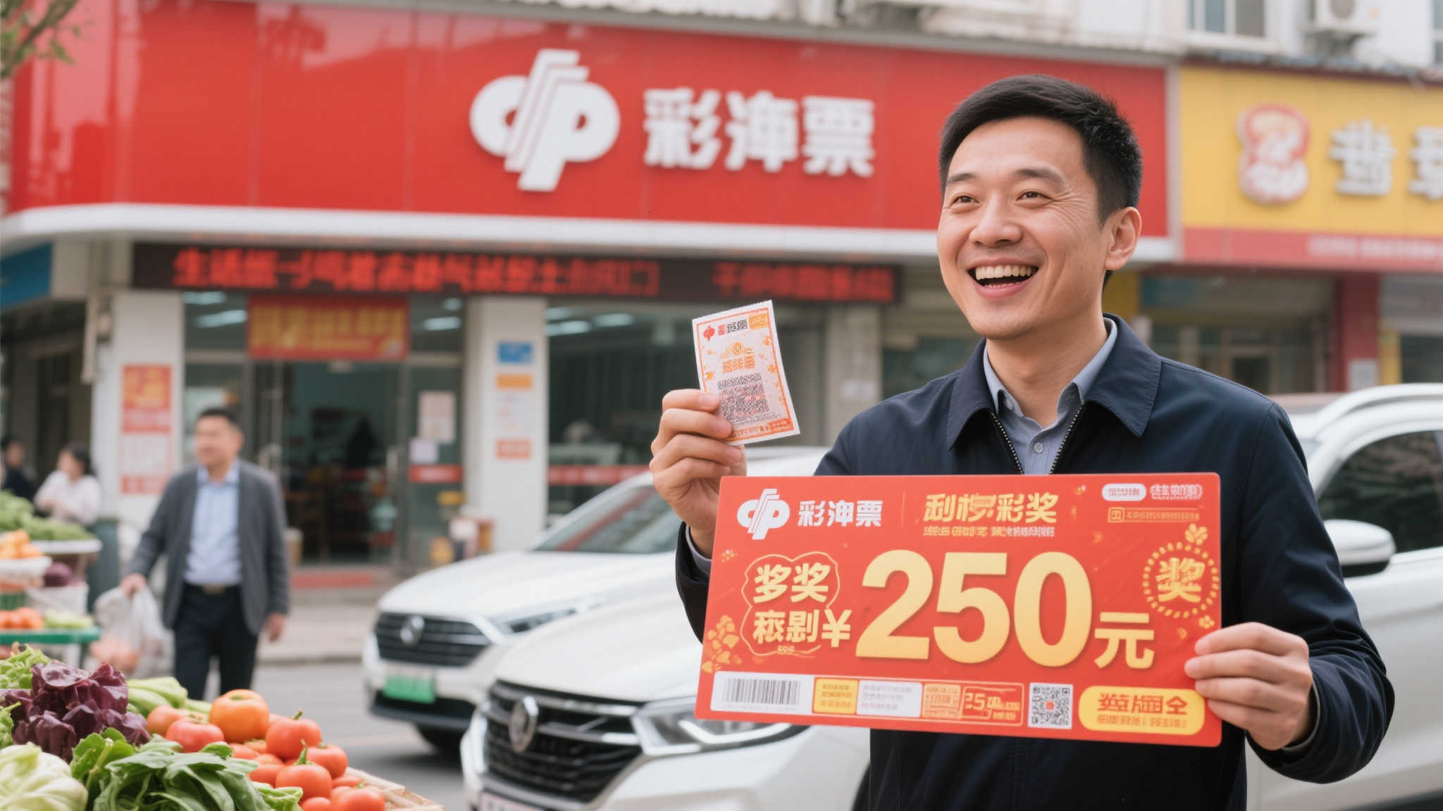 男子下班买菜顺手刮彩票中25万 计划换辆新车 男子下班买菜顺手刮彩票中25万 计划换辆新车