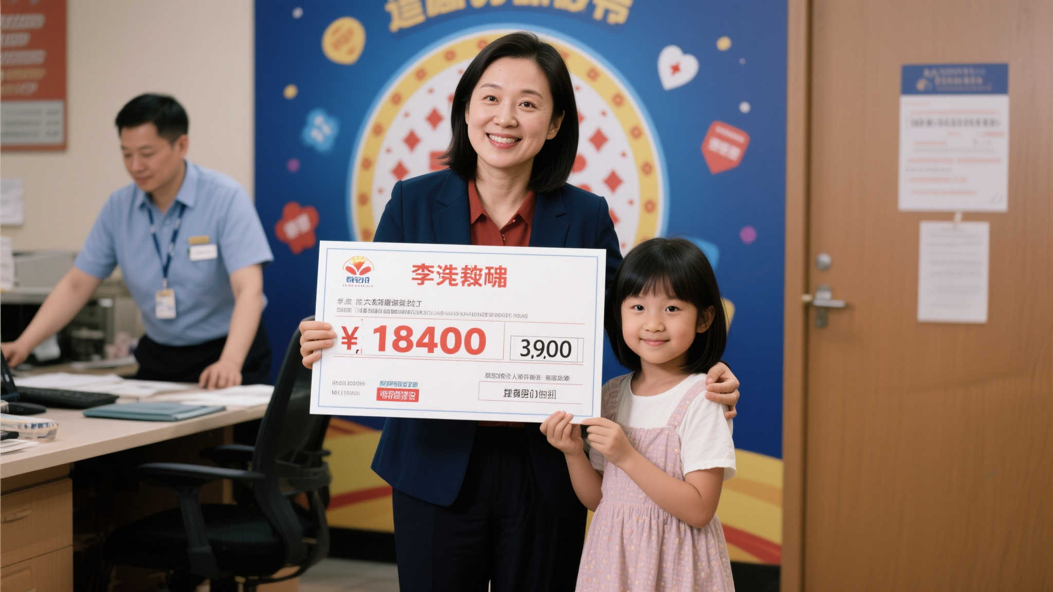 单亲妈妈喜中1840万彩票 激动之余仍坚持上班