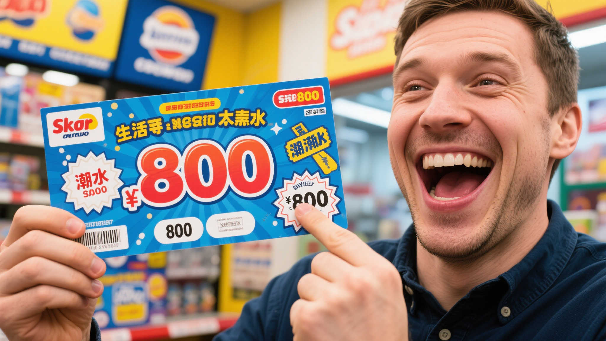 男子初试刮刮乐即获80万大奖,幸福感爆棚难以言表 男子初试刮刮乐即获80万大奖,幸福感爆棚难以言表