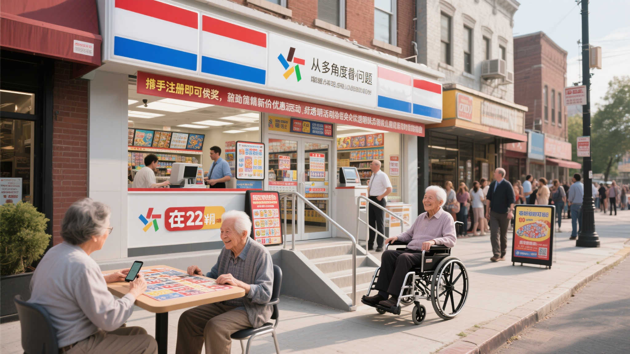 无锡首批15家福彩便民服务站正式投入使用 考虑到不同年龄阶层及具特殊需求者可能会遇