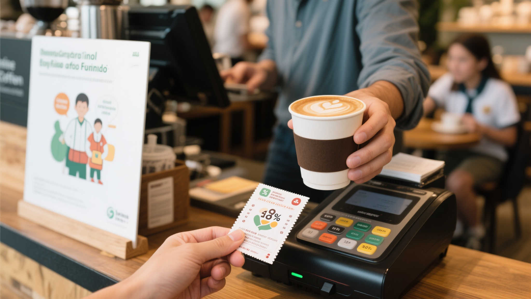 在实际操作过程中，每次购买咖啡所得利润部