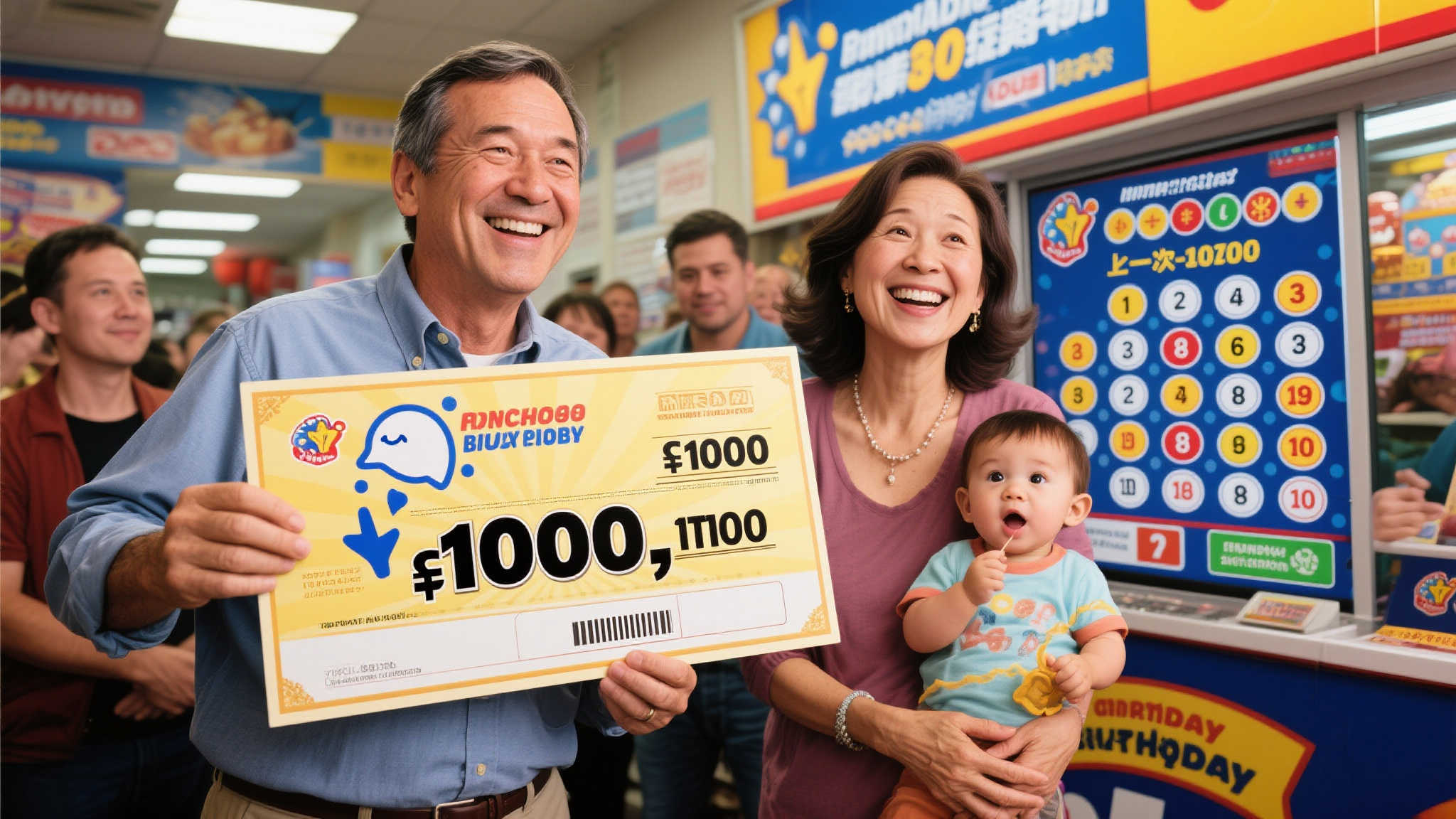 小伙观篮球赛灵光一现中福彩695万 领奖不忘请客