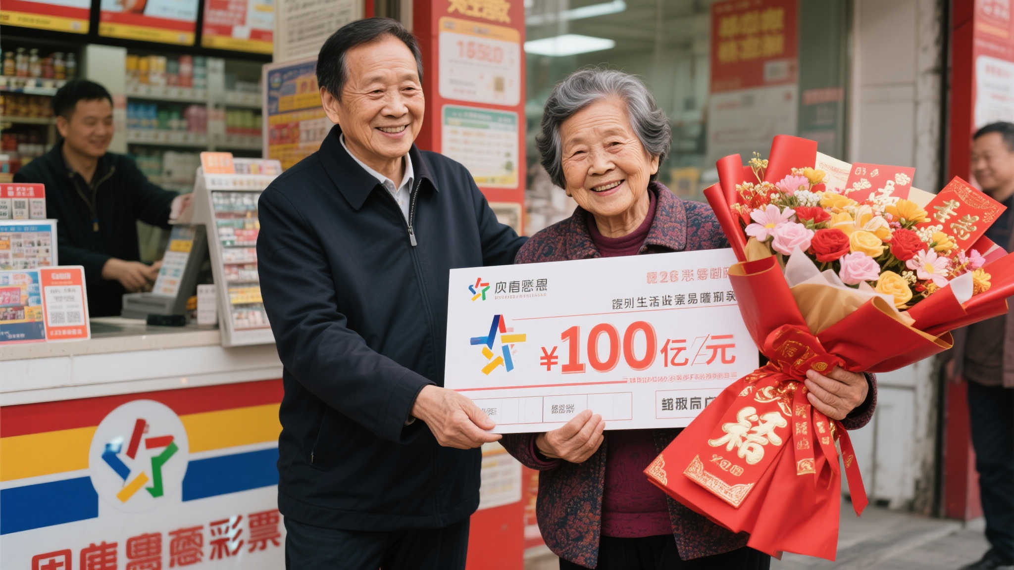 60岁阿姨喜中亿元彩票大奖 豪气送店主十多万红包 引言:意外之喜背后的暖心故事
生活中总