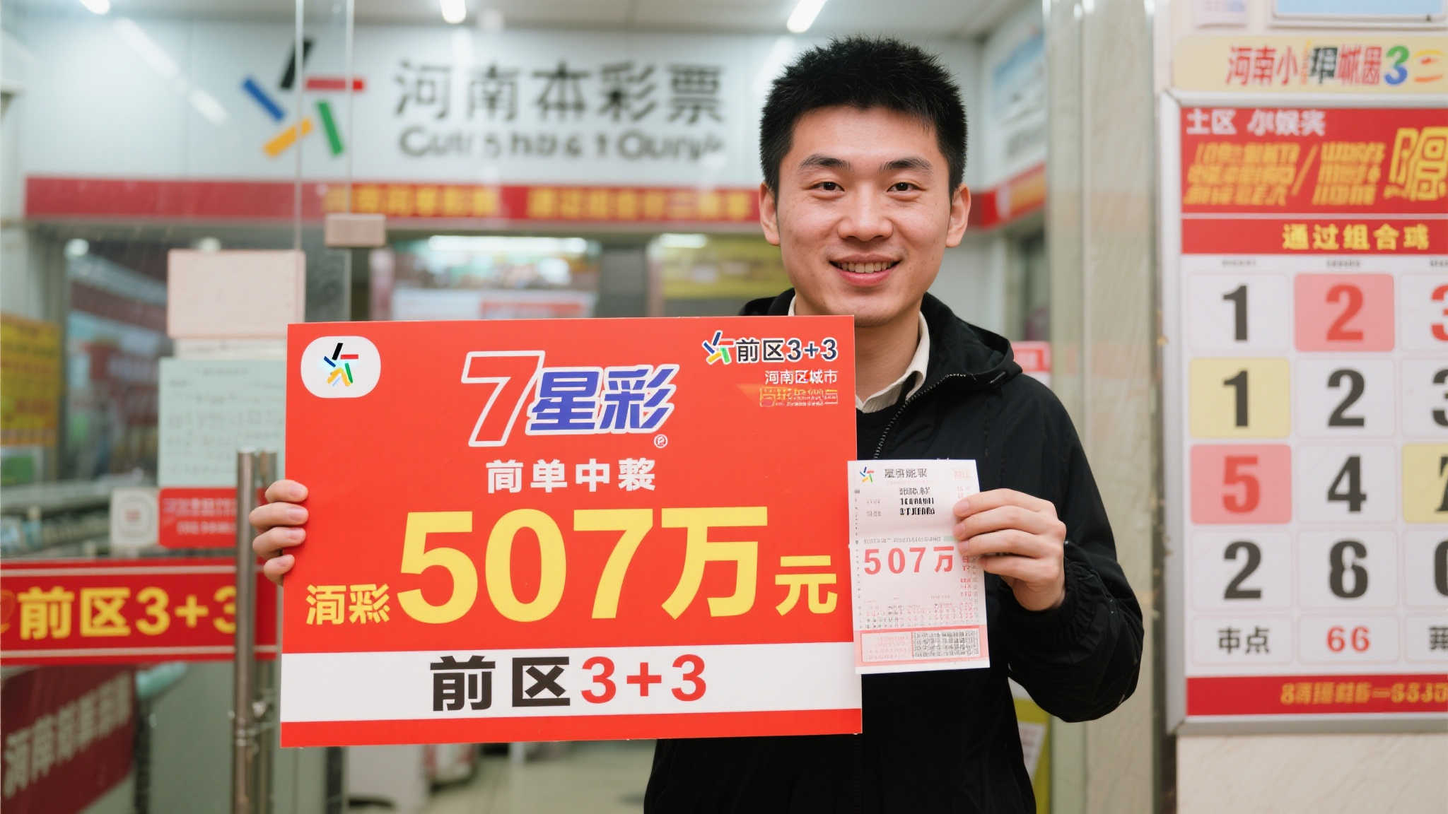 这位80后彩民来自南方某城市，平日里是个