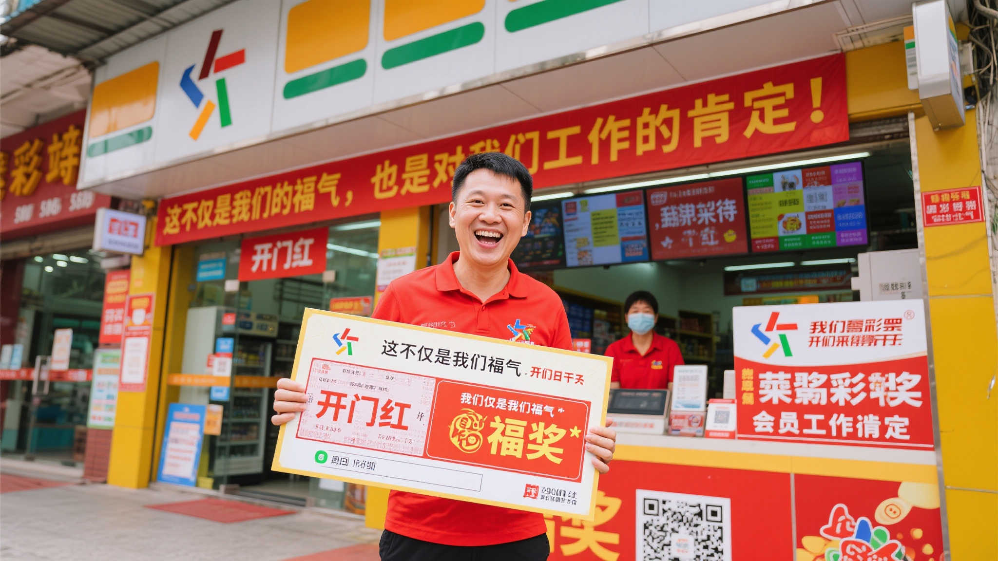 12人联手喜中福彩717万,露脸领奖!彩站开业仅半月-图 12人联手喜中福彩717万,露脸领奖!彩站开业仅半月-图