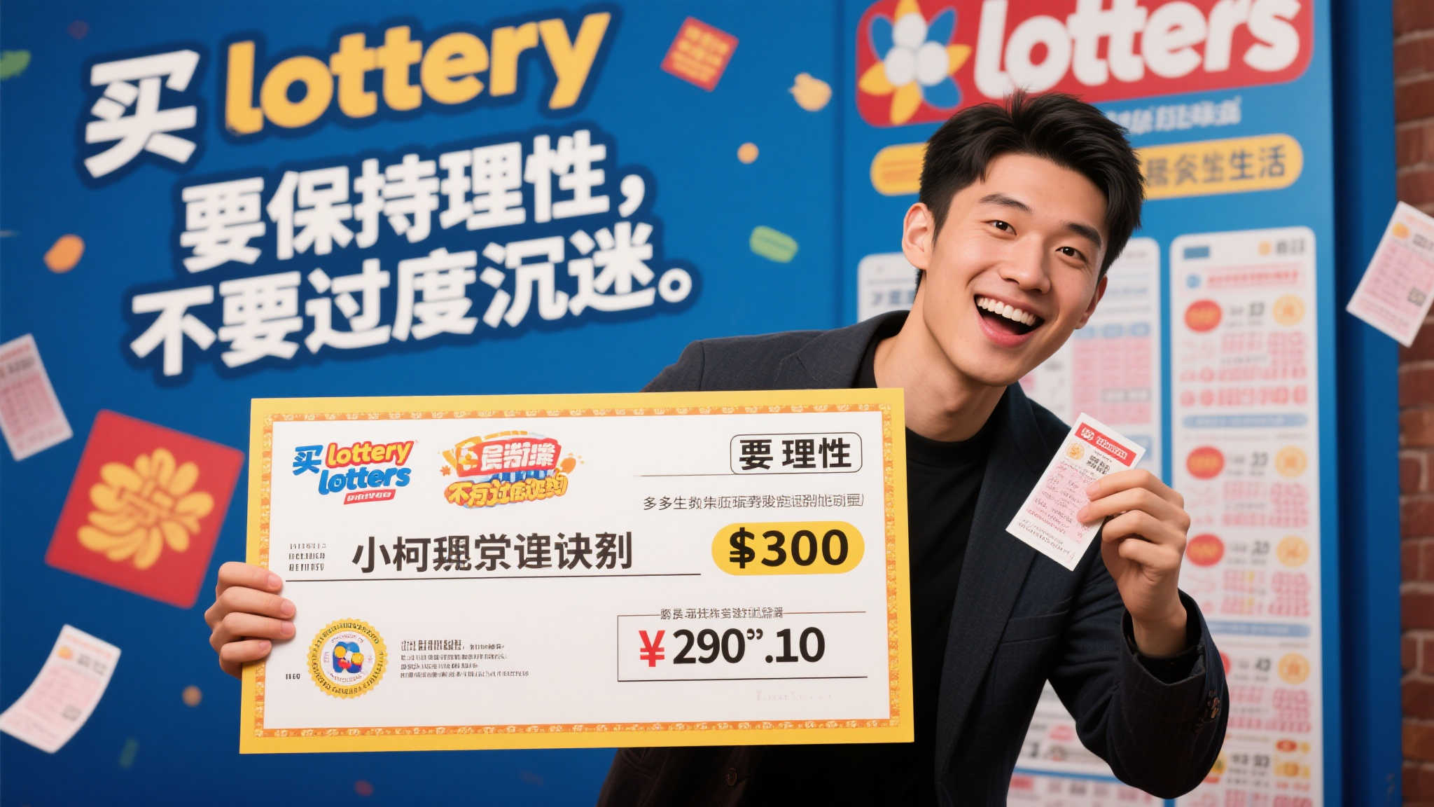 青年10元喜中双色球681万 大奖前刮刮乐先中100元