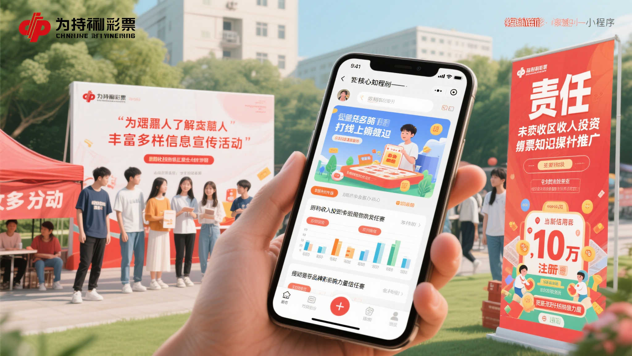 为了让更多人了解并支持福利彩票这一公益事