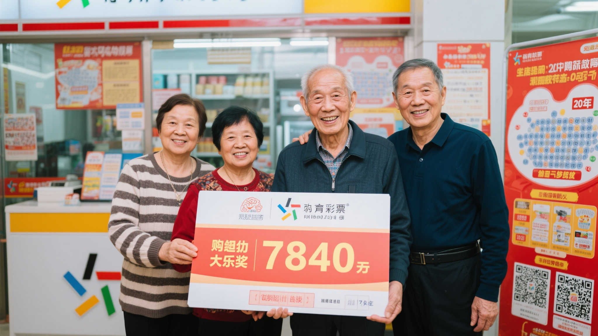 退休老伯坚持购彩20载终获大乐透784万大奖,喜携家人领奖 生活中,总有一些平凡的故事让人动容。一位