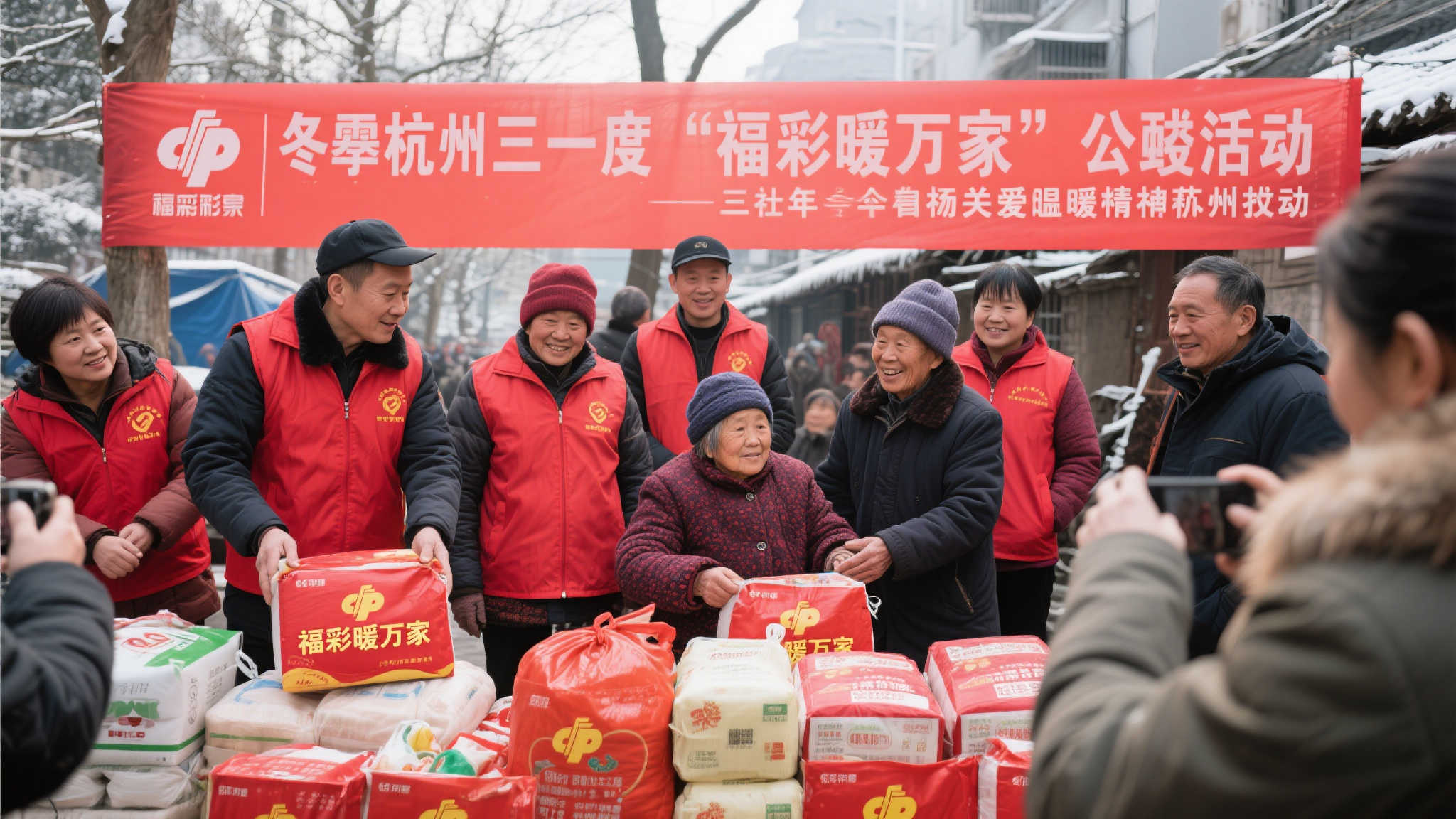 2022年度杭州福彩暖万家公益行动正式开启 随着冬季的临近,杭州迎来了又一年度的“福