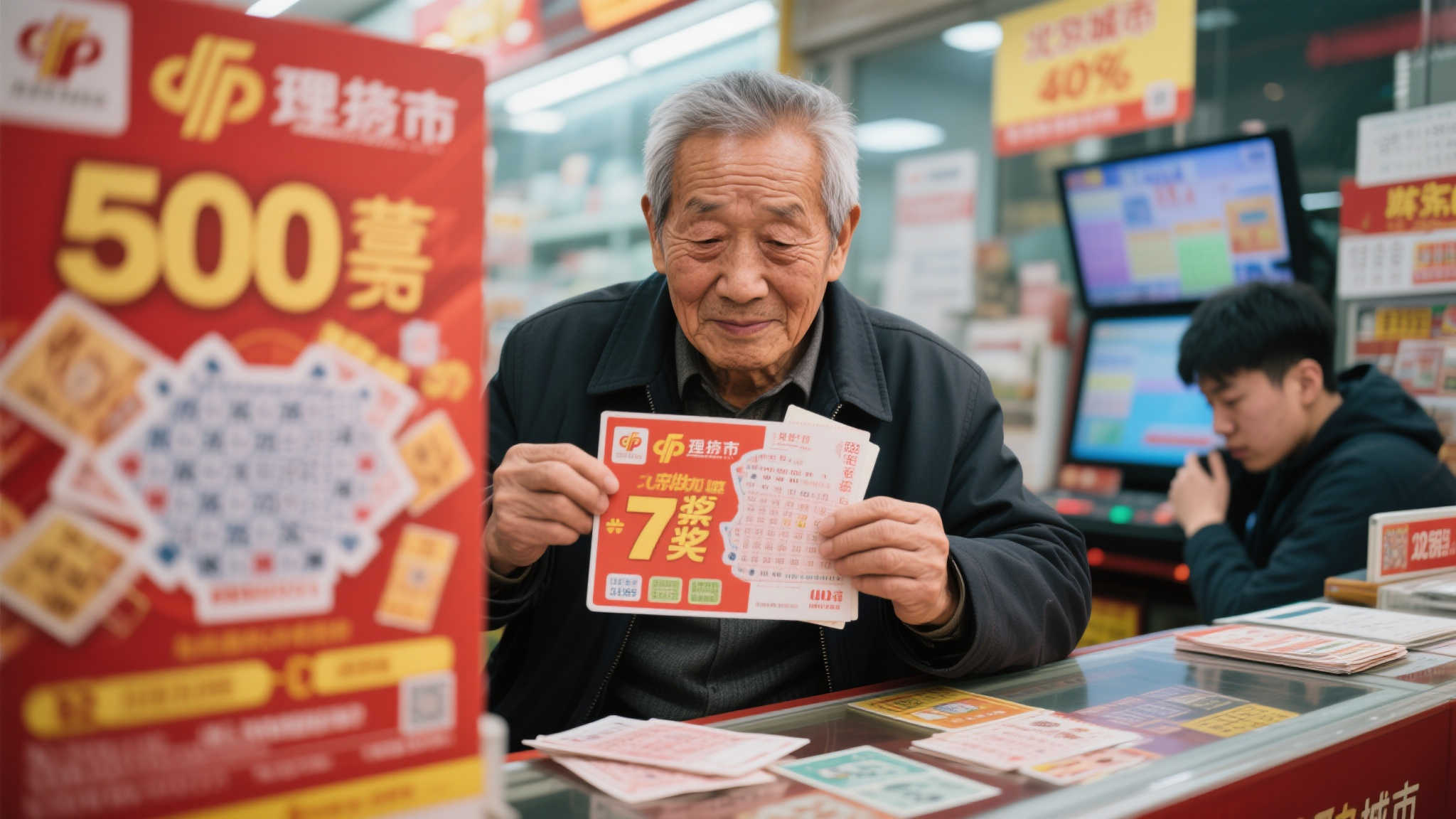 除了这位老彩民的故事，我们不妨再看看另一